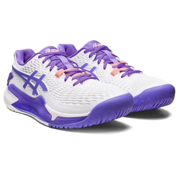 ASICS Gel-Resolution 9 Women's Shoes White/Amethyst 11.5 B - Picture 1 of 9